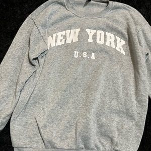 Grey New York Sweatshirt